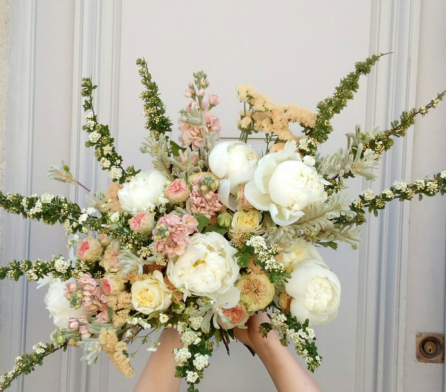 Bouquet champêtre sauvage – Pastel et doux | Folles Avoines