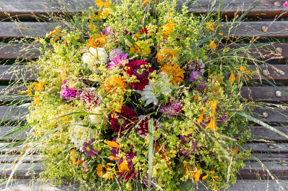 fleurs pour un deuil à Bordeaux.